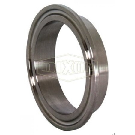 Dixon Short Weld Ferrule, 10 in Nominal, 304 SS, Domestic 14WMP-G1000